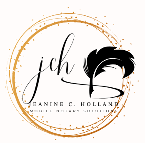 Jeanine C. Holland | JCH Mobile Notary | Durham, NC | Logo